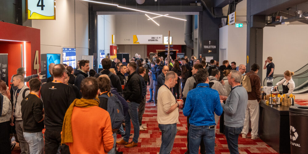 Crowd at the Dutch PHP Conference 2026 at Pathe Amsterdam Noord